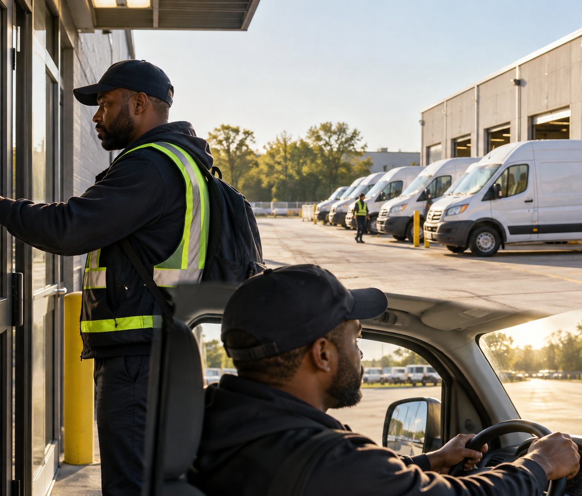 Comparing paid travel between assigned worksites: contrasting vehicle preparation with travel between work assignments.