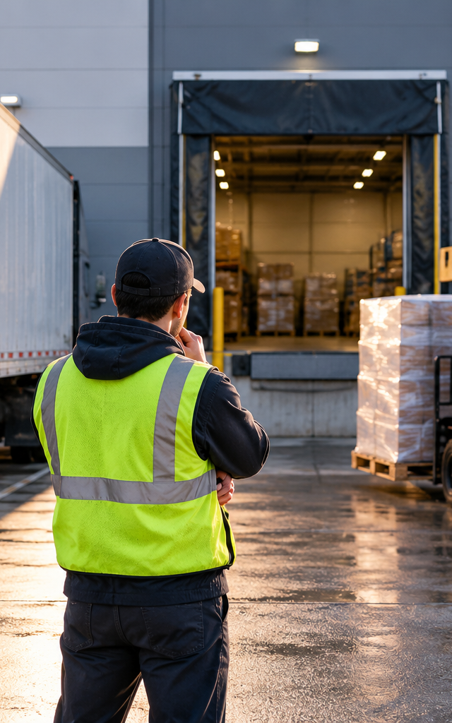 Choosing a dock appointment order: considering which vehicle should use a dock first.