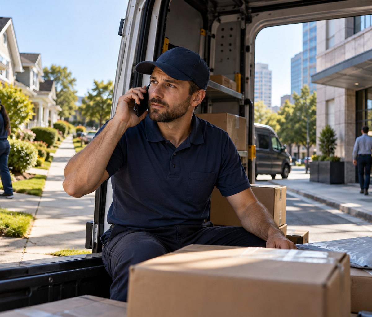 How delivery windows affect route pace: considering a customer's delivery window during route work.