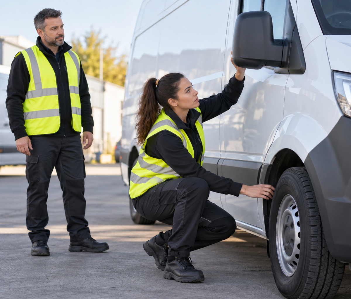 Clarifying training-to-route pay changes: demonstrating readiness for independent vehicle checks.